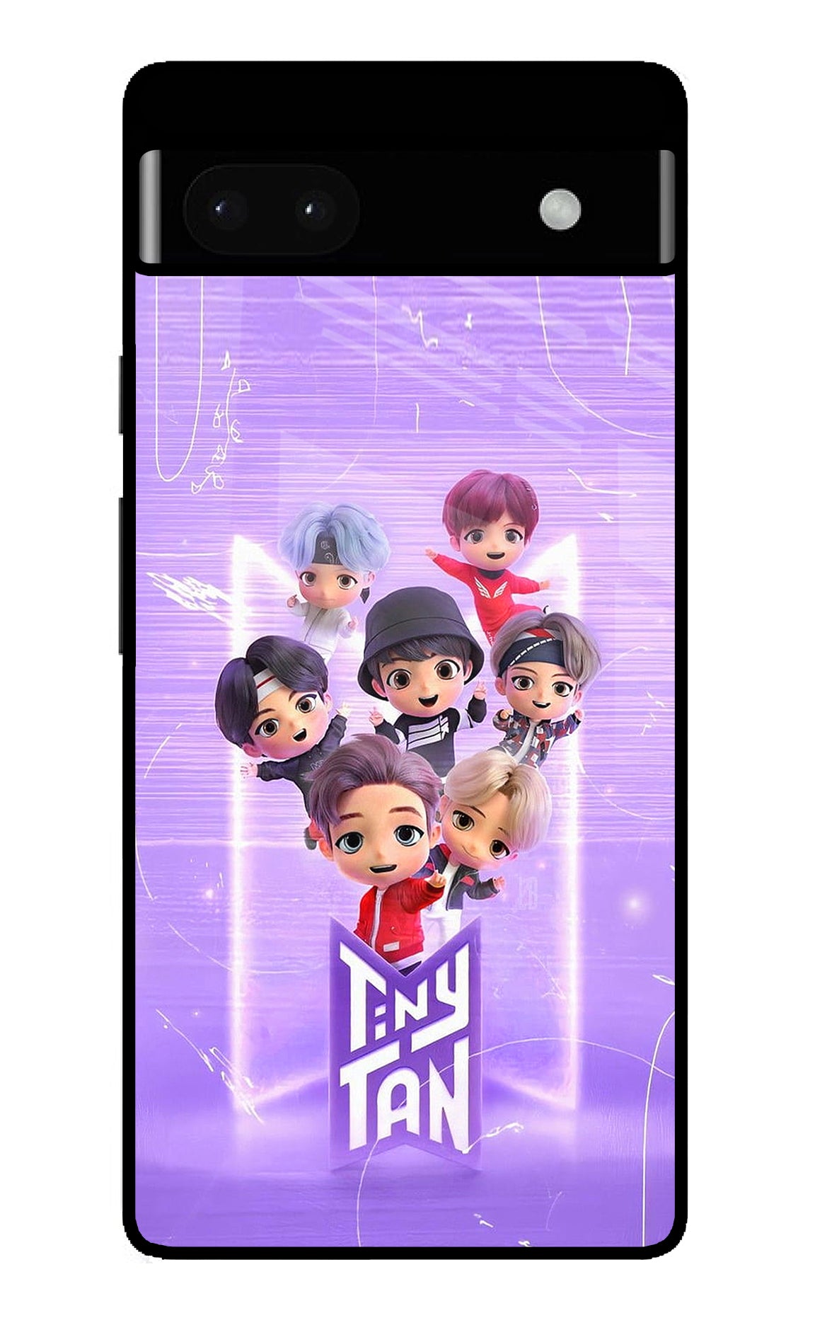 BTS Tiny Tan Google Pixel 6A Back Cover
