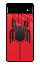 Spider Google Pixel 6A Glass Case Back Cover by Casekaro