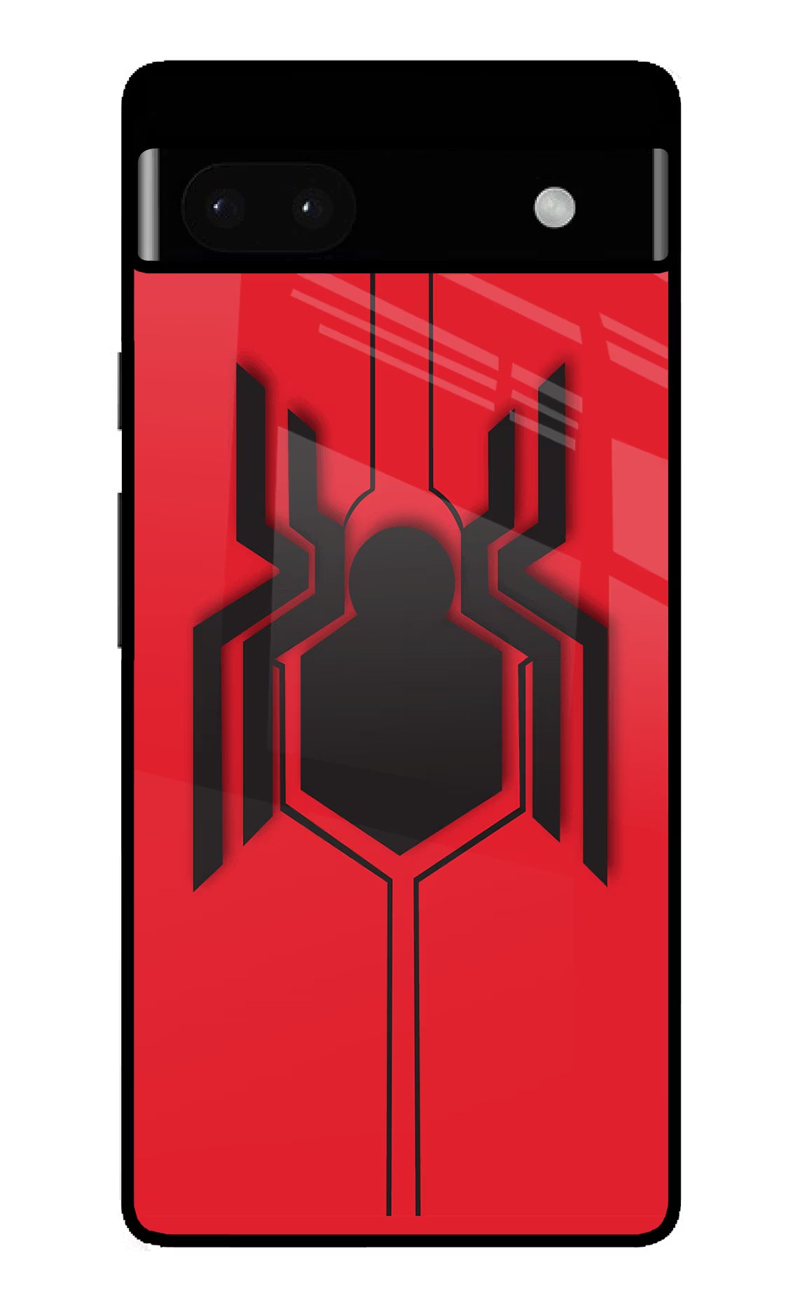Spider Google Pixel 6A Glass Case Back Cover by Casekaro