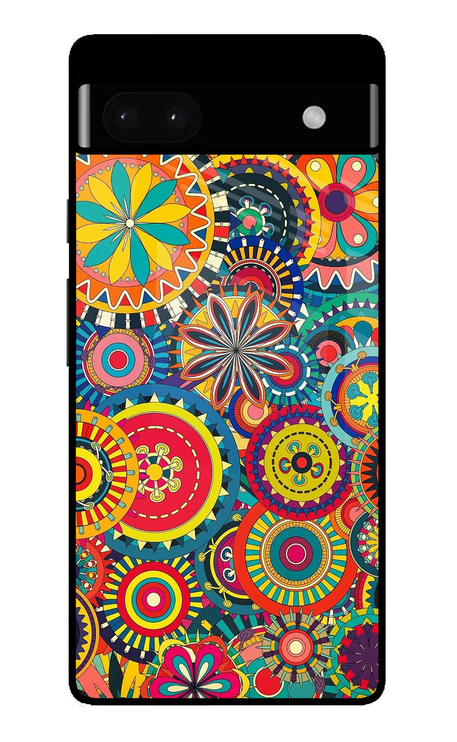 Gol Gol Art Google Pixel 6A Back Cover, Glass case
