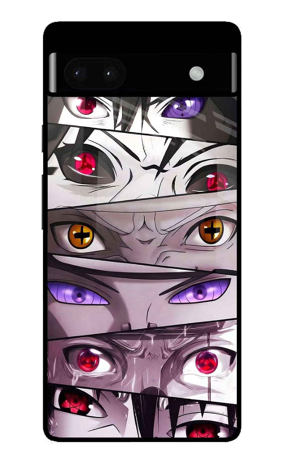 Naruto Anime Google Pixel 6A Glass Case Back Cover by Casekaro
