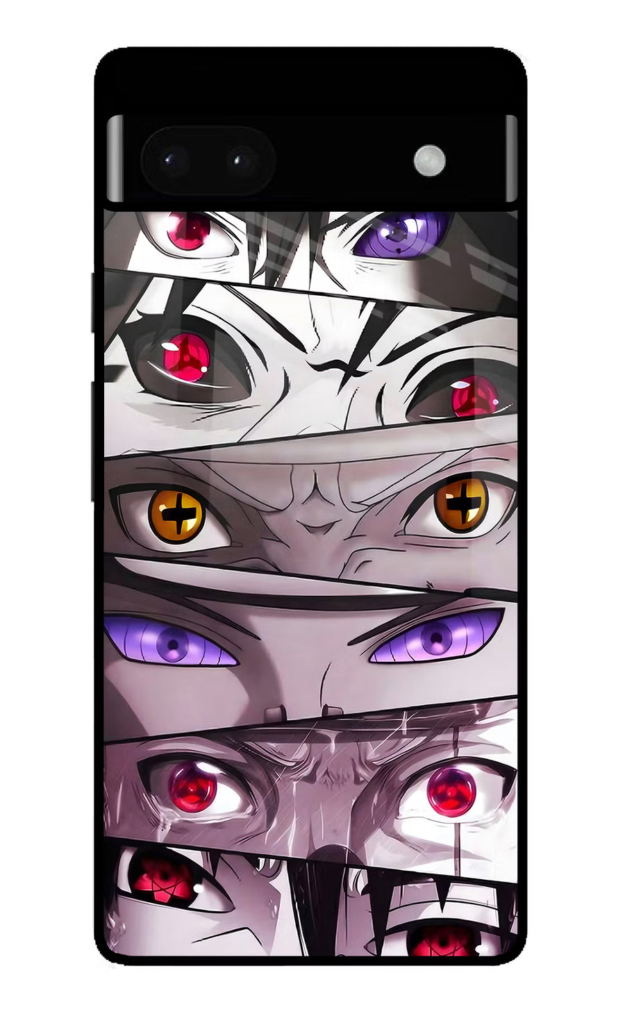 Naruto Anime Google Pixel 6A Back Cover, Glass case
