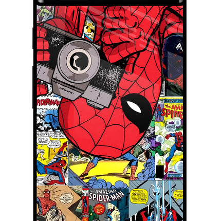 Spider Man Google Pixel 6A Glass Case Back Cover by Casekaro
