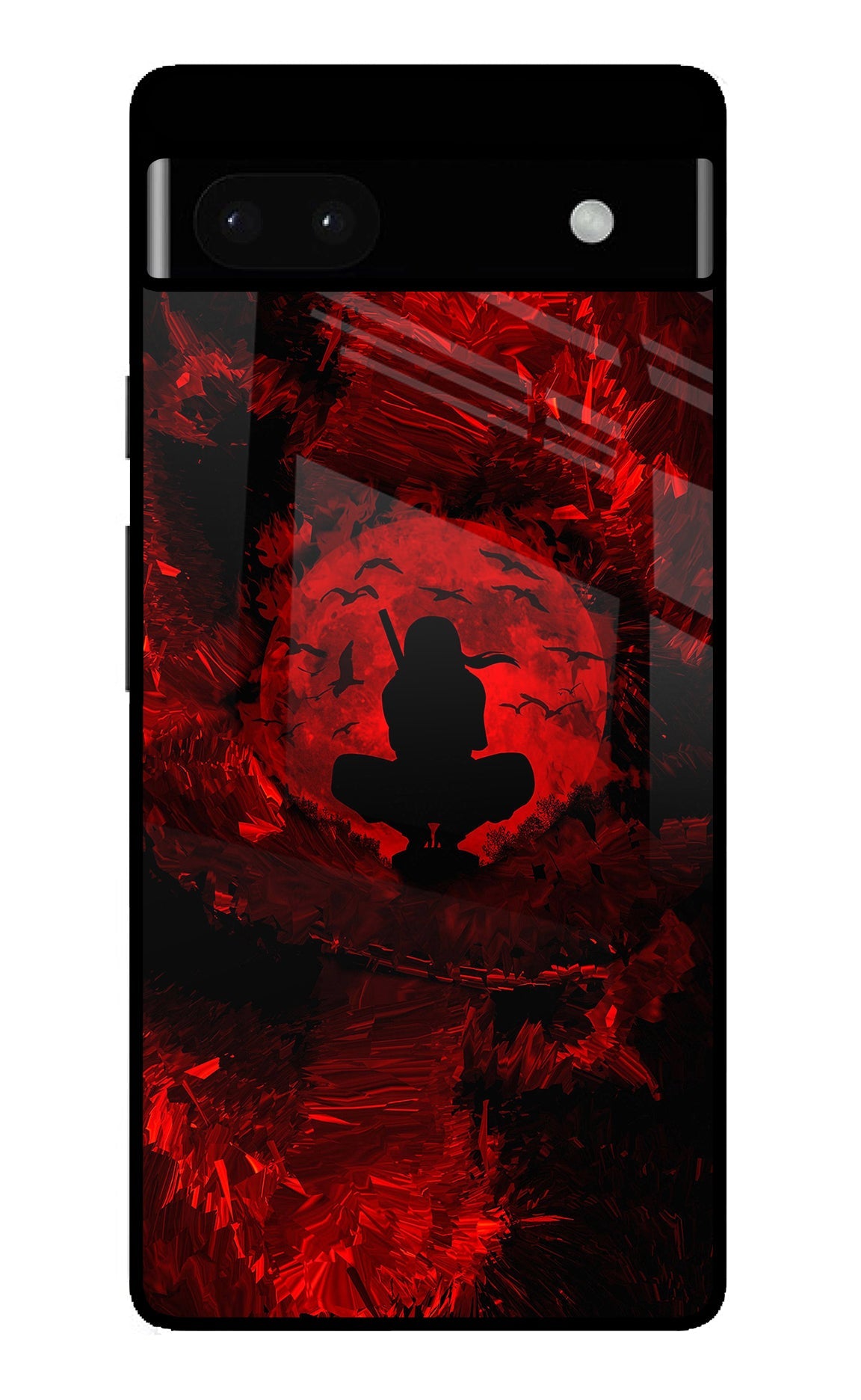 Itachi Uchiha Google Pixel 6A Glass Case