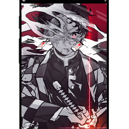 Demon Slayer Google Pixel 6A Glass Case Back Cover by Casekaro