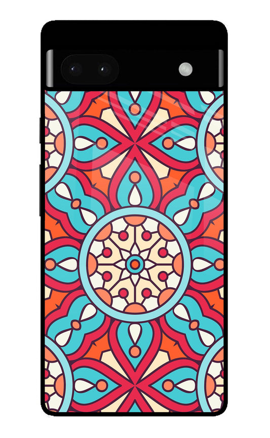 Mandala Geometric Google Pixel 6A Glass Case