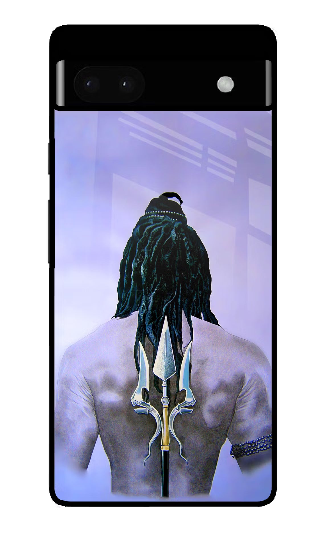 Shiva Google Pixel 6A Glass Case Back Cover by Casekaro