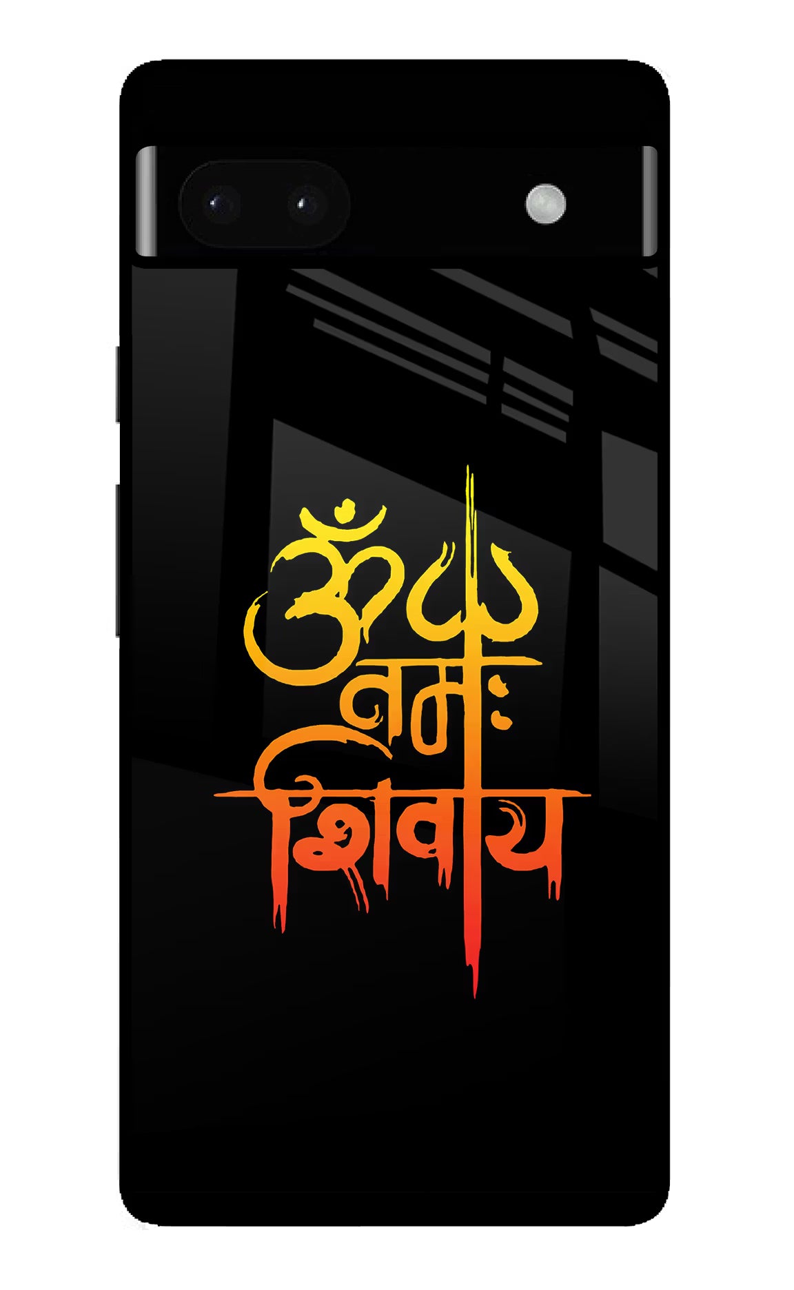 Om Namah Shivay Google Pixel 6A Glass Case Back Cover by Casekaro