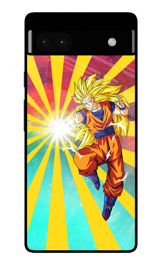 Goku Super Saiyan Google Pixel 6A Glass Case