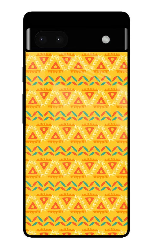 Tribal Pattern Google Pixel 6A Glass Case