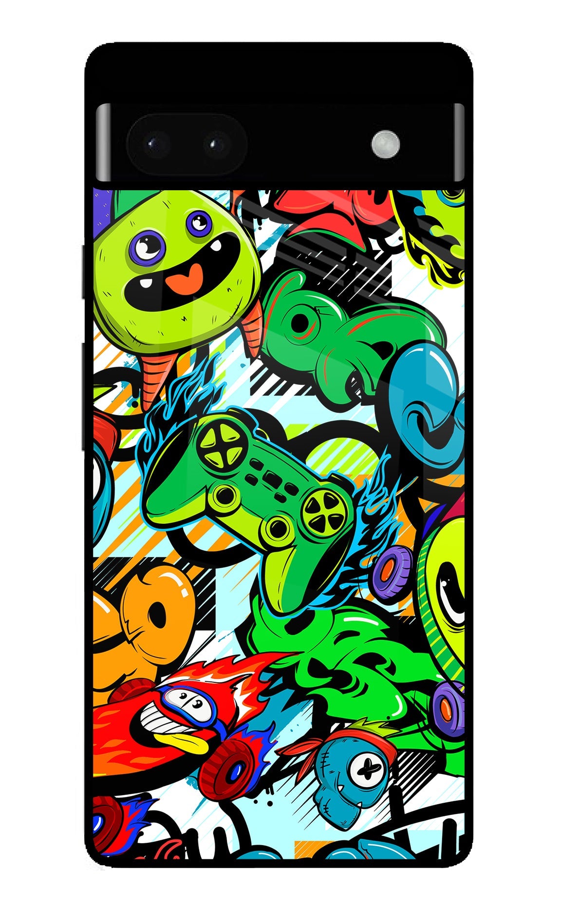 Game Doodle Google Pixel 6A Back Cover