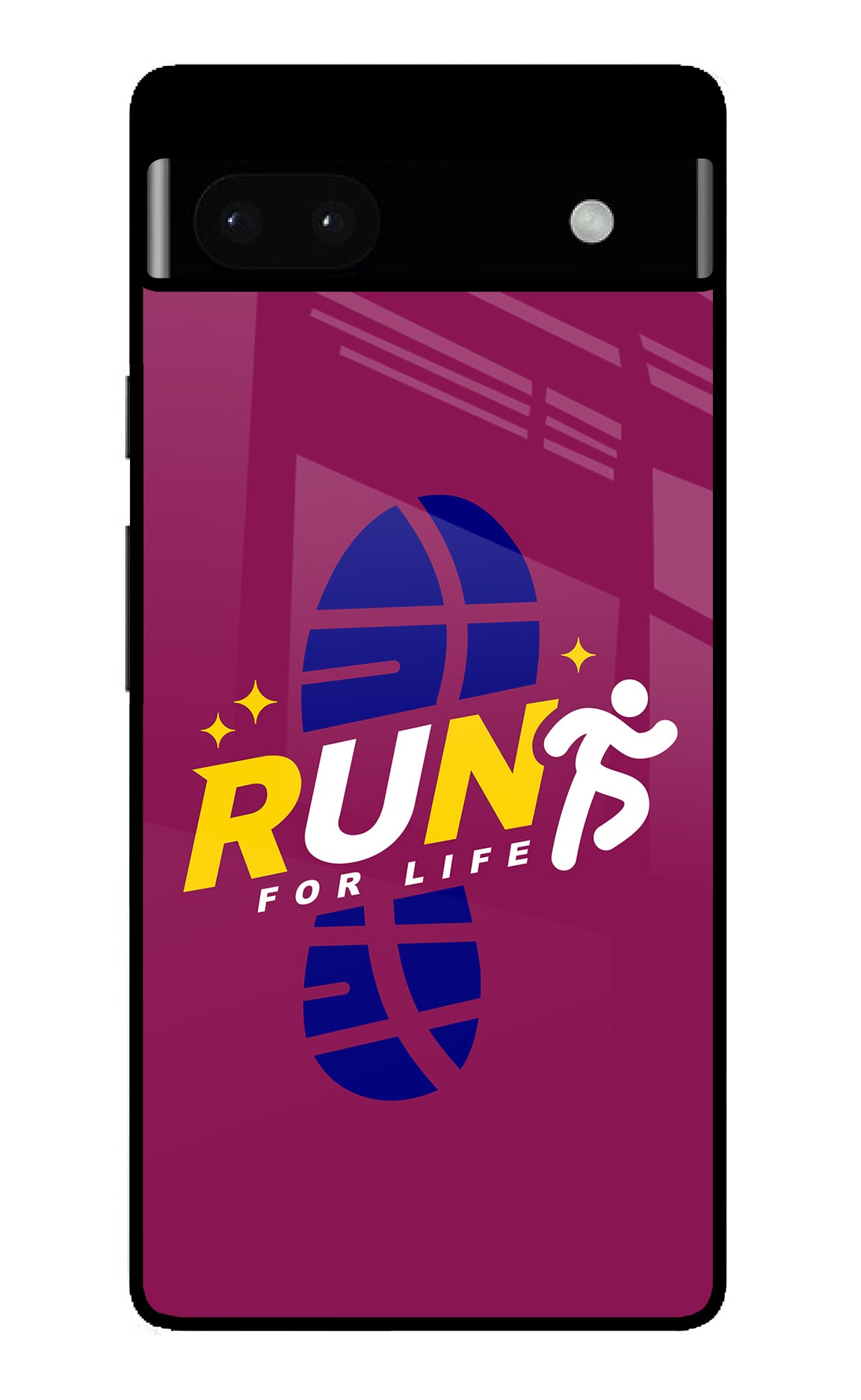 Run for Life Google Pixel 6A Back Cover