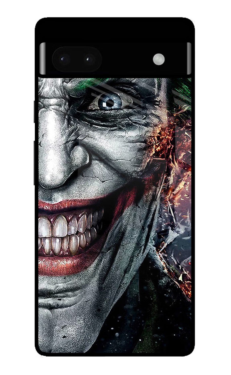 Joker Cam Google Pixel 6A Back Cover, Glass case