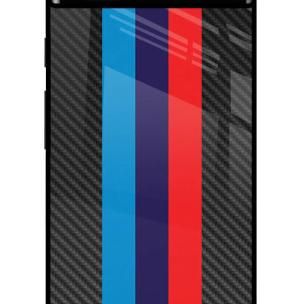 BMW Stripes Pattern Google Pixel 6A Glass Case