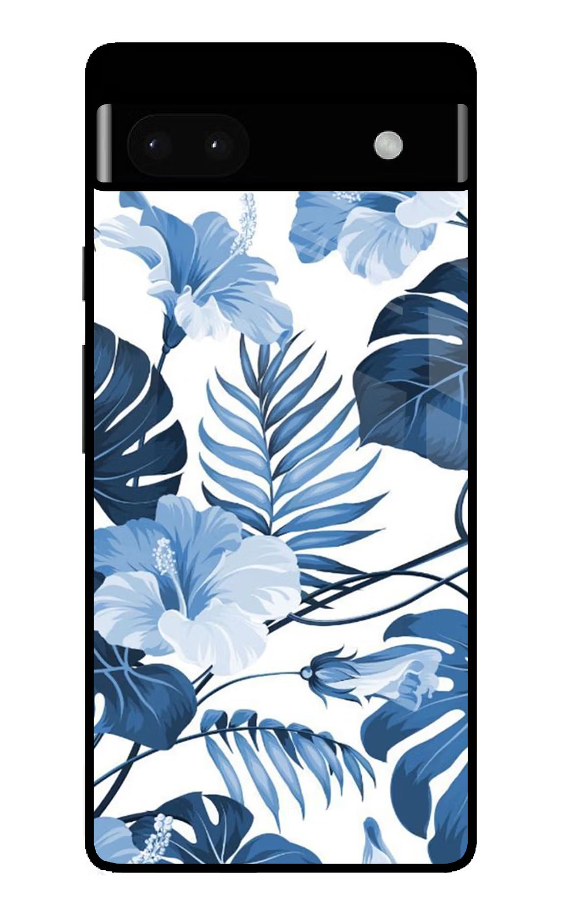 Fabric Art Google Pixel 6A Glass Case Back Cover by Casekaro