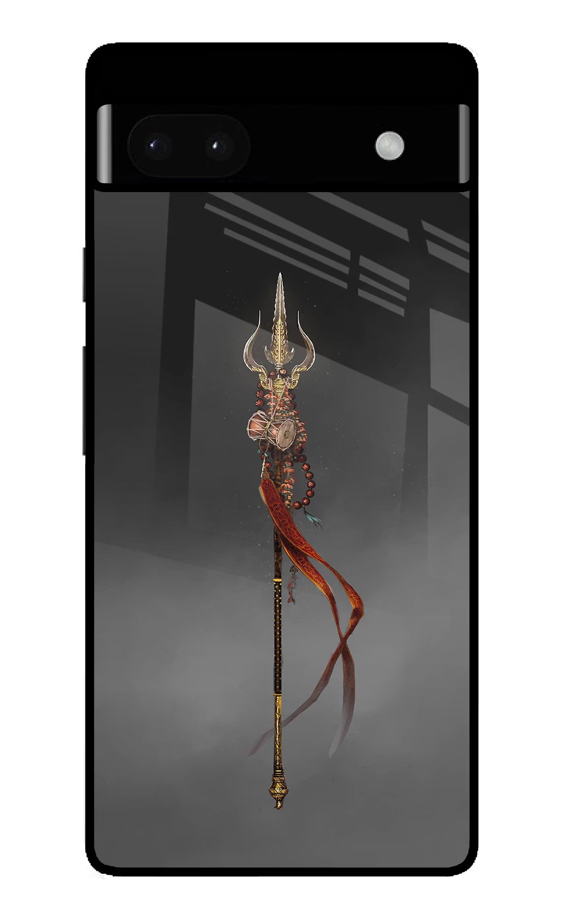 Shiv Trishul Google Pixel 6A Glass Case Back Cover by Casekaro