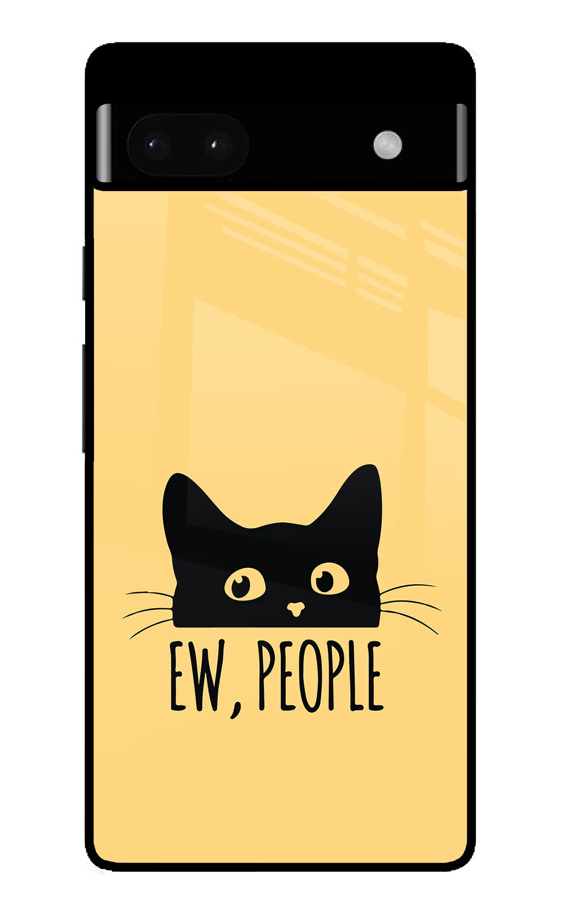Ew People Catitude Google Pixel 6A Glass Case
