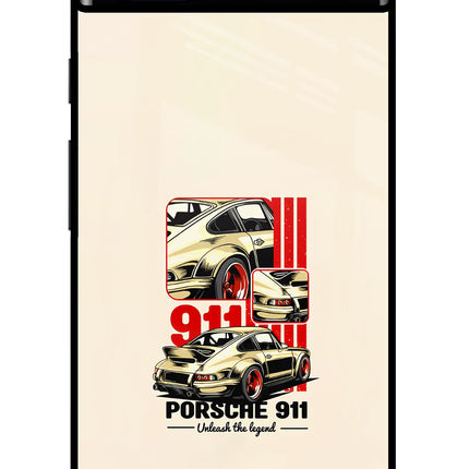 Classic Porsche 911 Google Pixel 6A Glass Case Back Cover by Casekaro