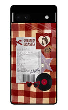Queen of Disaster Google Pixel 6A Glass Case