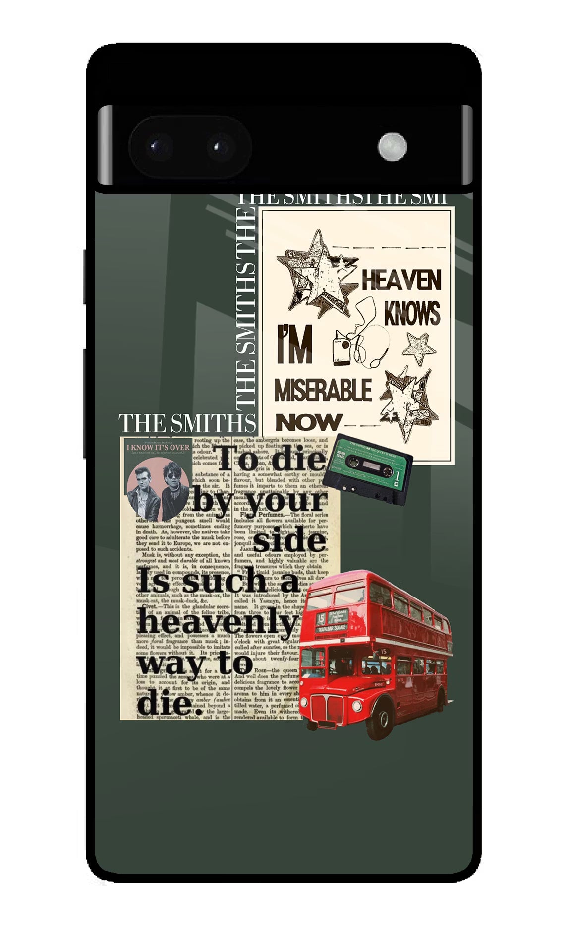 The Smiths Google Pixel 6A Glass Case Back Cover by Casekaro
