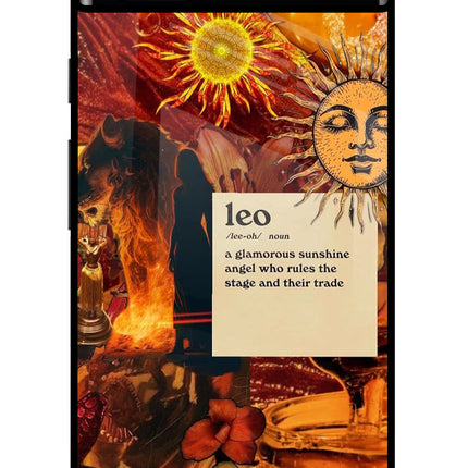 Leo Zodiac Google Pixel 6A Glass Case
