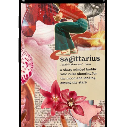 Sagittarius Zodiac Google Pixel 6A Glass Case