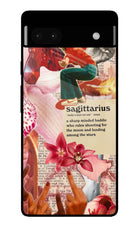 Sagittarius Zodiac Google Pixel 6A Glass Case