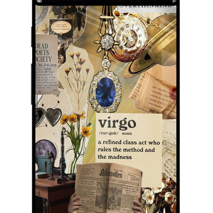 Virgo Zodiac Google Pixel 6A Glass Case