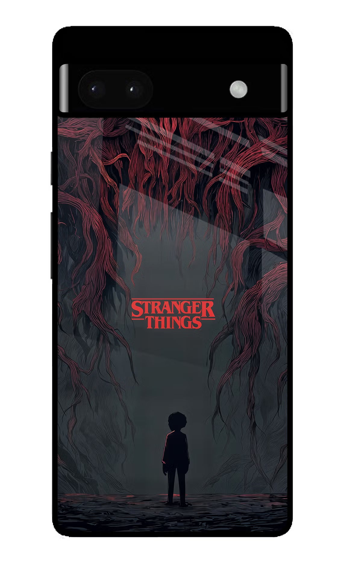 Ordinary Things Dark Side Google Pixel 6A Glass Case Back Cover by Casekaro