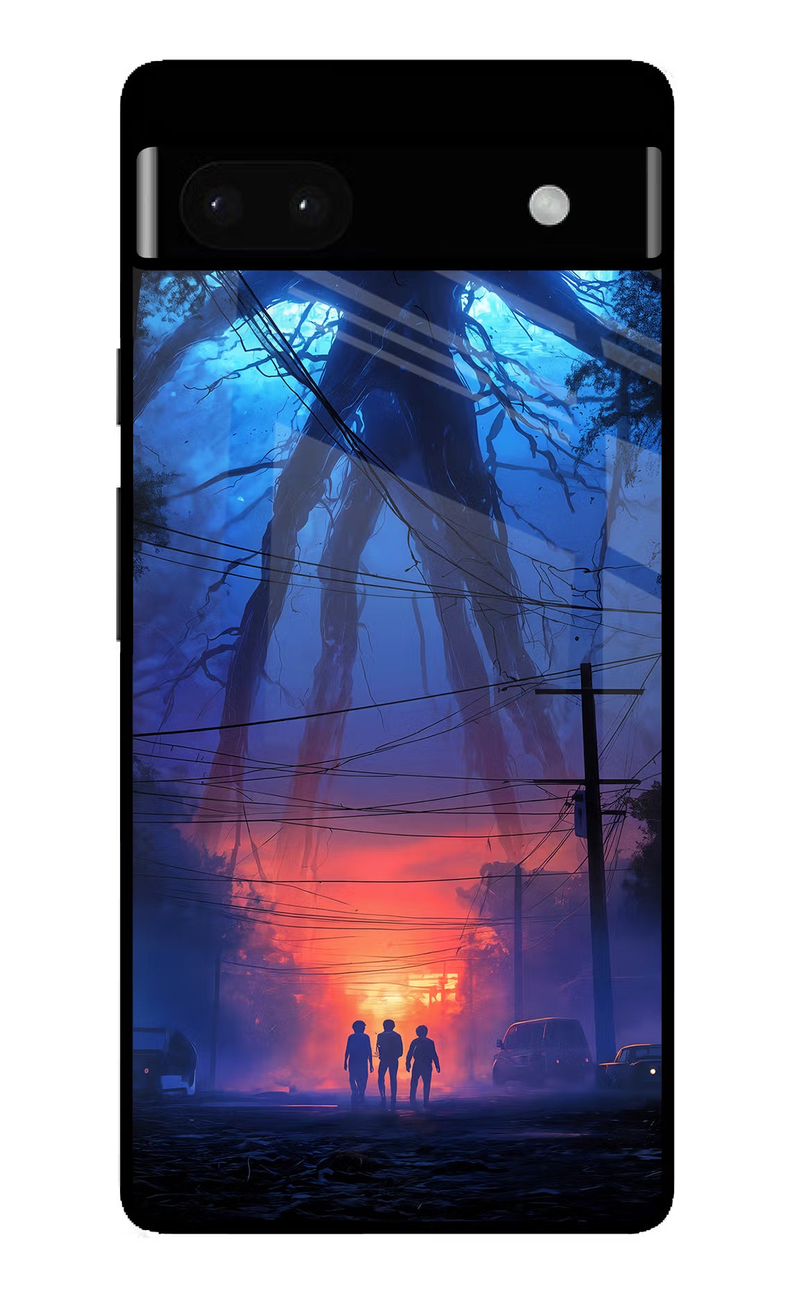 Ordinary Things Shadow Google Pixel 6A Glass Case Back Cover by Casekaro