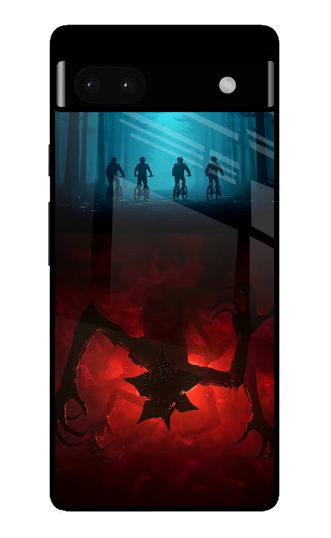Ordinary Things Downside Up Google Pixel 6A Glass Case Back Cover by Casekaro