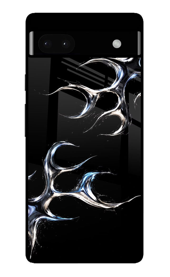 Chrome Tribal Google Pixel 6A Glass Case