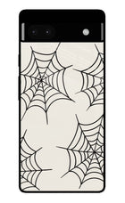 Spider Web Google Pixel 6A Glass Case