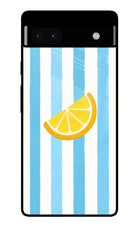 Summer Lemon Google Pixel 6A Glass Case
