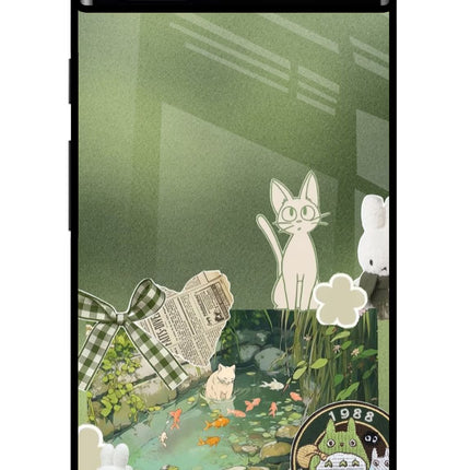 Aesthetic anime Google Pixel 6A Glass Case