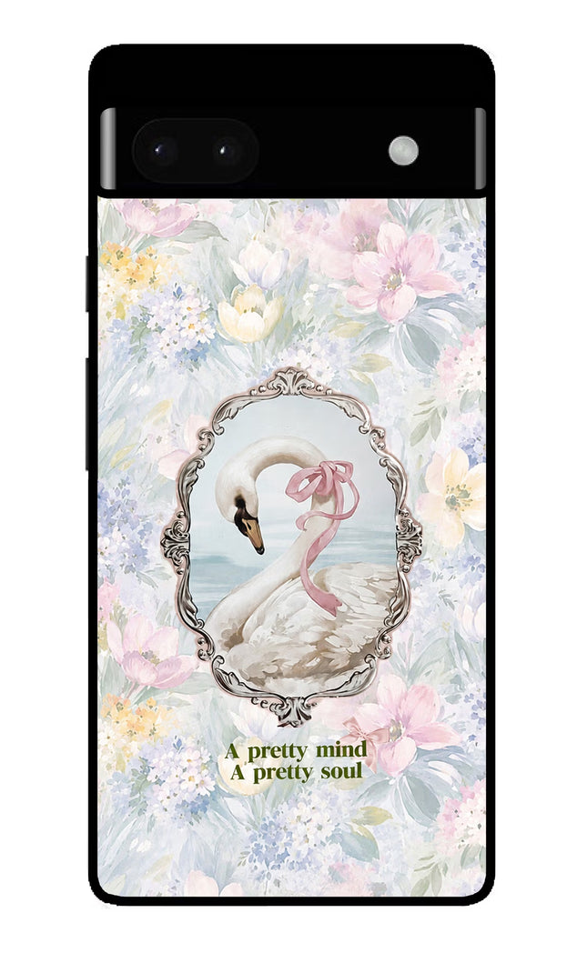 Pretty Mind Pretty Soul Google Pixel 6A Glass Case