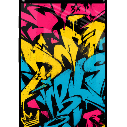Graffiti Vibe Google Pixel 6A Glass Case