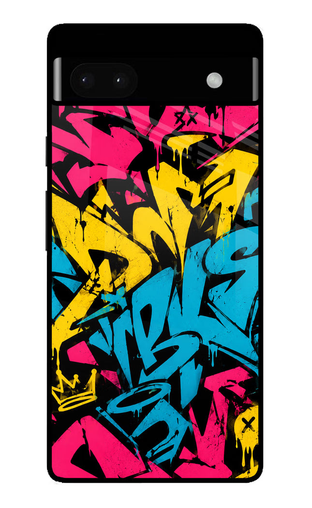 Graffiti Vibe Google Pixel 6A Glass Case