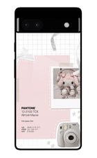 Pantone Asthetic Google Pixel 6A Glass Case