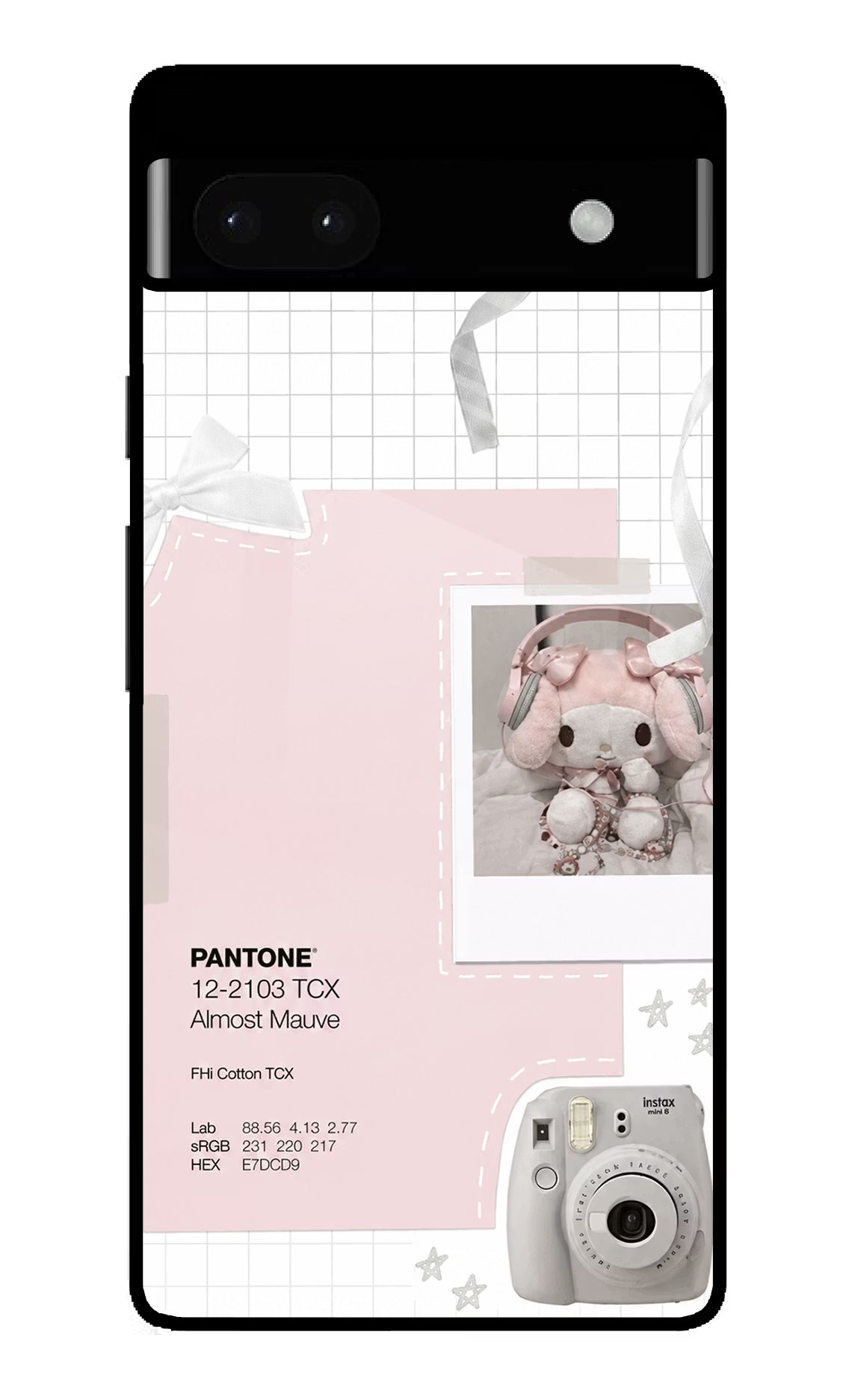 Pantone Asthetic Google Pixel 6A Glass Case