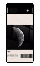 Moon Phase Google Pixel 6A Glass Case