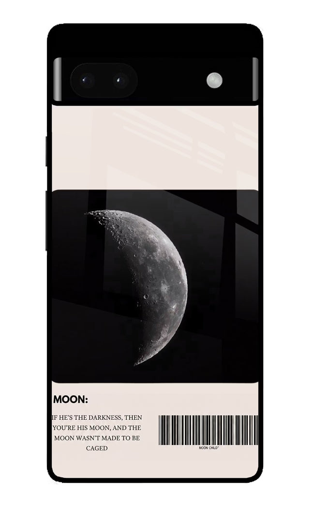 Moon Phase Google Pixel 6A Glass Case