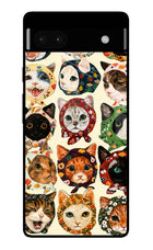 Cool Cat Google Pixel 6A Glass Case