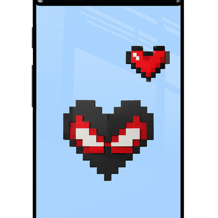 Peter Heart Google Pixel 6A Glass Case