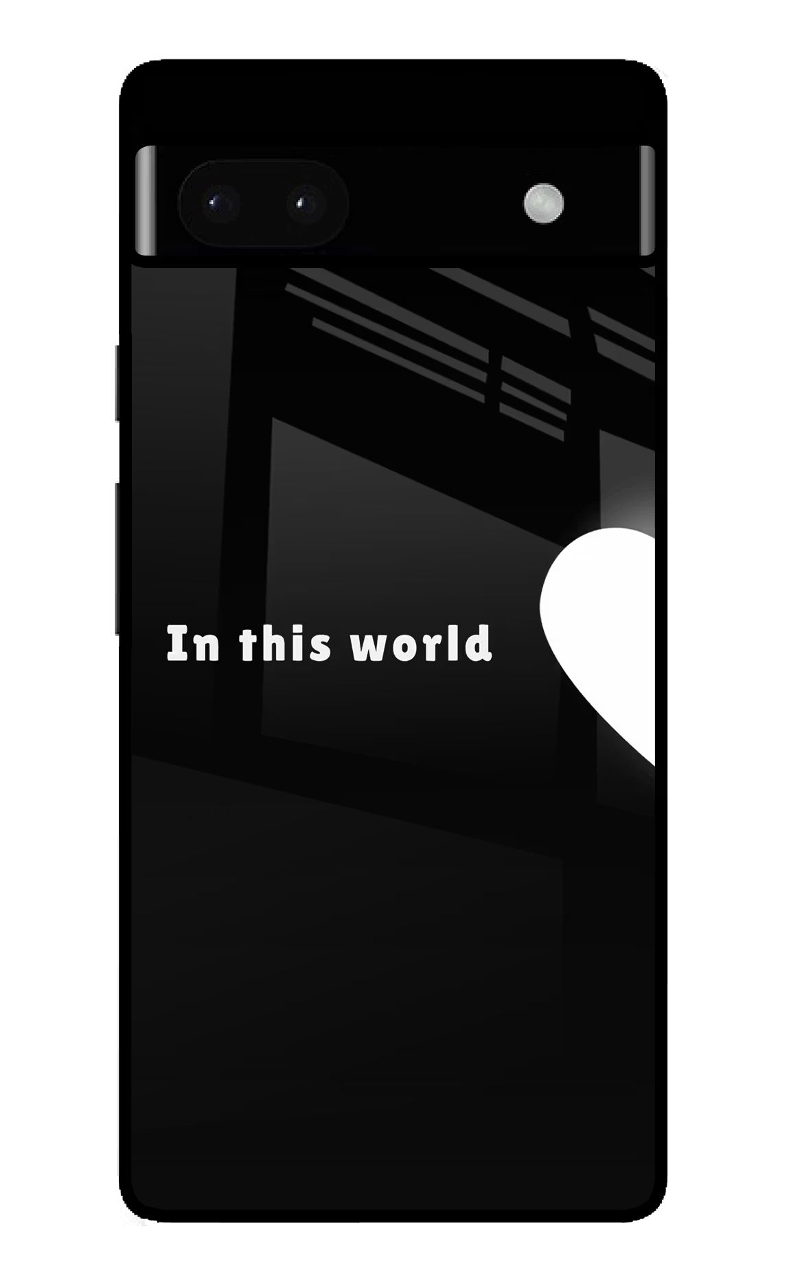 This World Google Pixel 6A Glass Case Back Cover by Casekaro