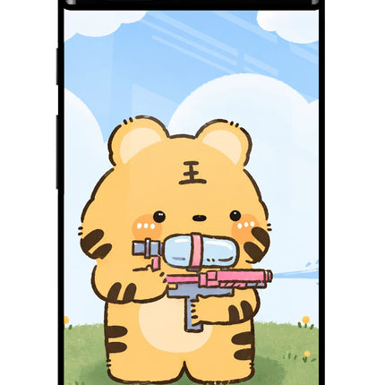Tiger Treat Google Pixel 6A Glass Case
