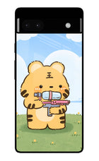 Tiger Treat Google Pixel 6A Glass Case