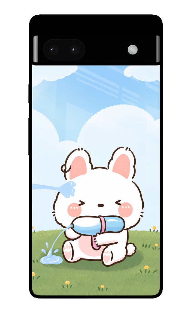 Bunny Treat Google Pixel 6A Glass Case