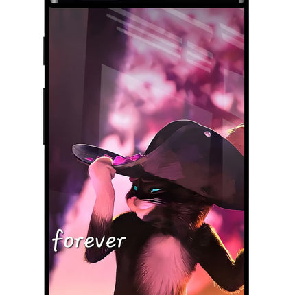 Forever Cat Google Pixel 6A Glass Case