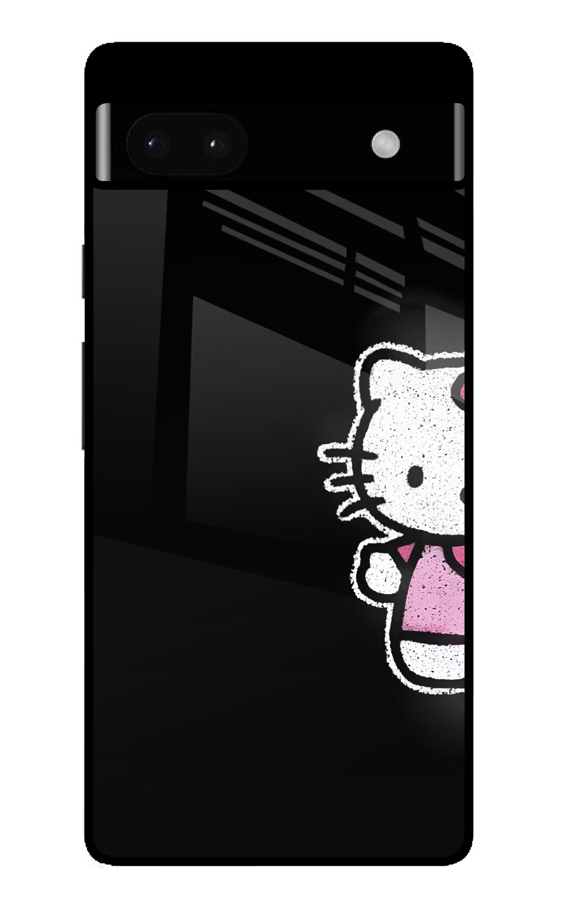 Kitty Charm Google Pixel 6A Glass Case